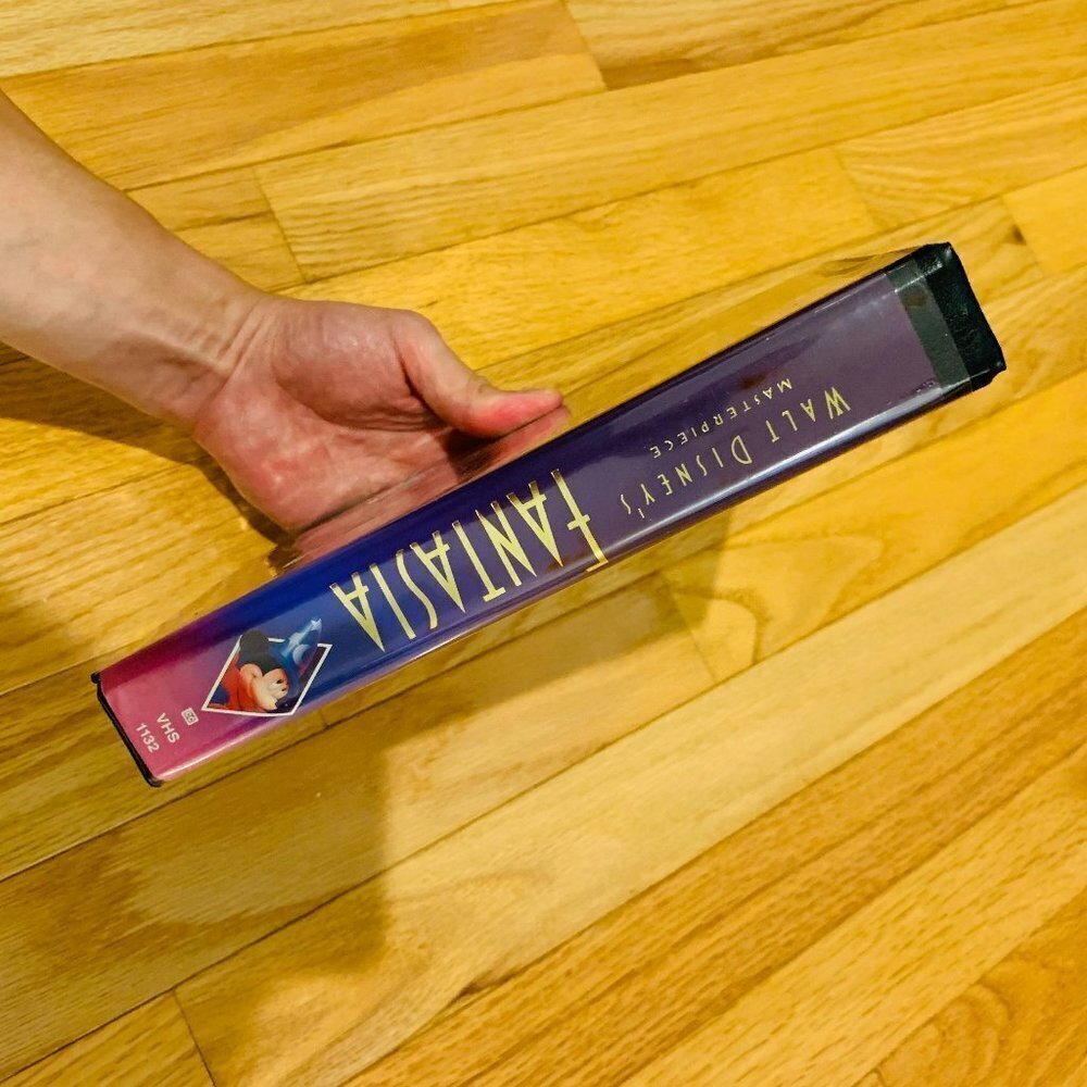 Walt Disney’s Masterpiece Fantasia (VHS, 1991) Rare Black Diamond Edition 1132 - Picture 2 of 8